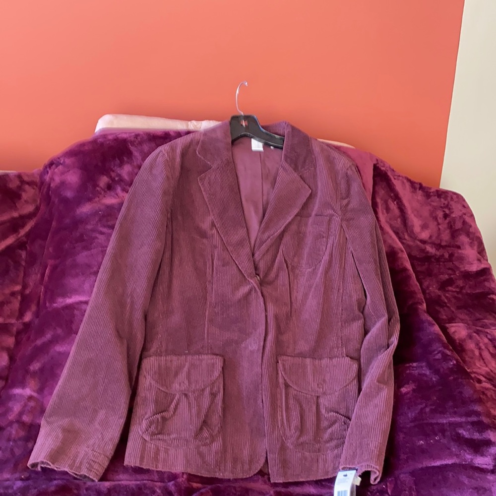 Corduroy jean jacket